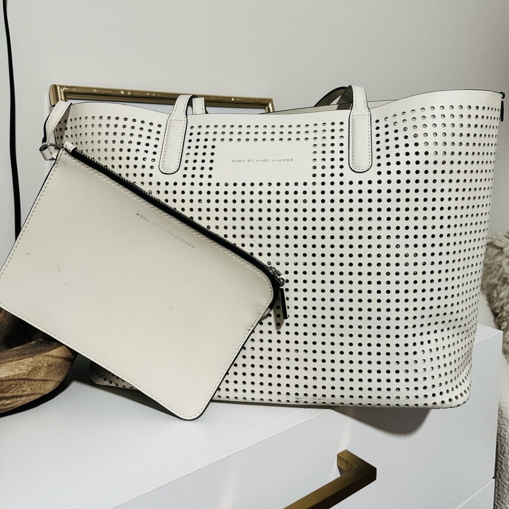 Marc by Marc Jacobs Perforated Shopper Tote! 100% Leather